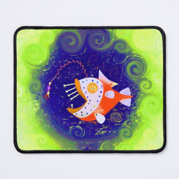 Item preview, Boho Fish Art or Bohemian Style Home Décor Hippie Funky Vibe Style 2 of 2 designed and sold by Beachy.