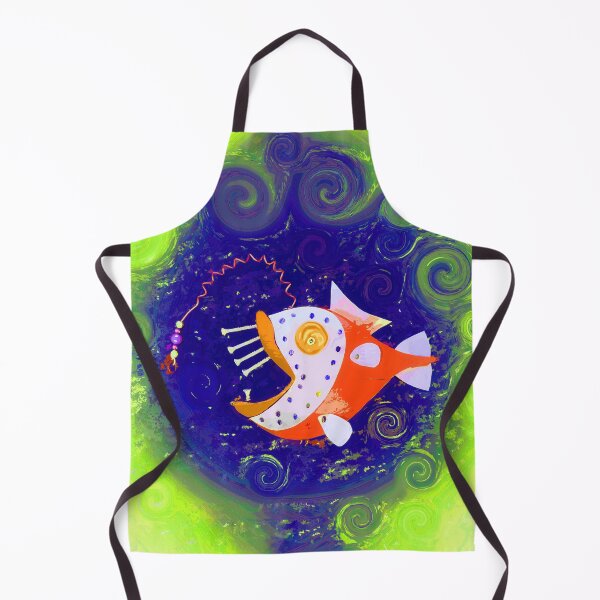 Item preview, Boho Fish Art or Bohemian Style Home Décor Hippie Funky Vibe Style 2 of 2 designed and sold by Beachy.