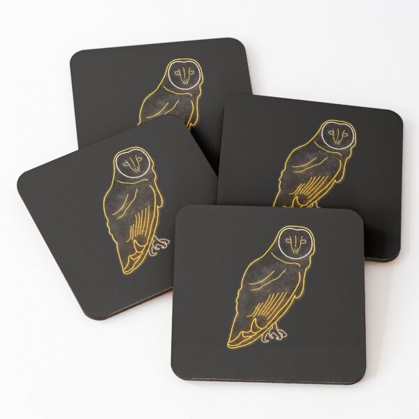 Item preview,   Neon Design of a Perched Barn Owl designed and sold by designsasstultd.