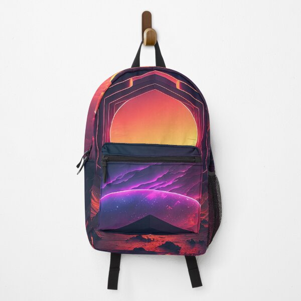 Item preview, Retro-Futurist Portal: A Synthwave Passage Through the Unknown designed and sold by Mullet Monkey.