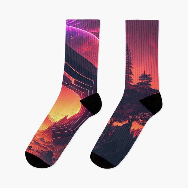 Item preview, Retro-Futurist Portal: A Synthwave Passage Through the Unknown designed and sold by Mullet Monkey.