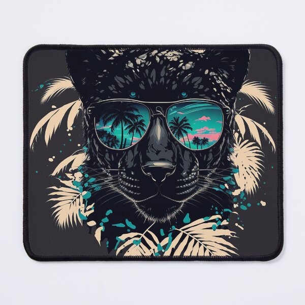 Item preview, Black panther in sunglasses designed and sold by Maryberry96.