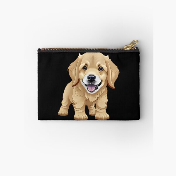 Item preview, Golden Retriever Puppy, cartoon drawing, Ai Generated Art  designed and sold by ACC .
