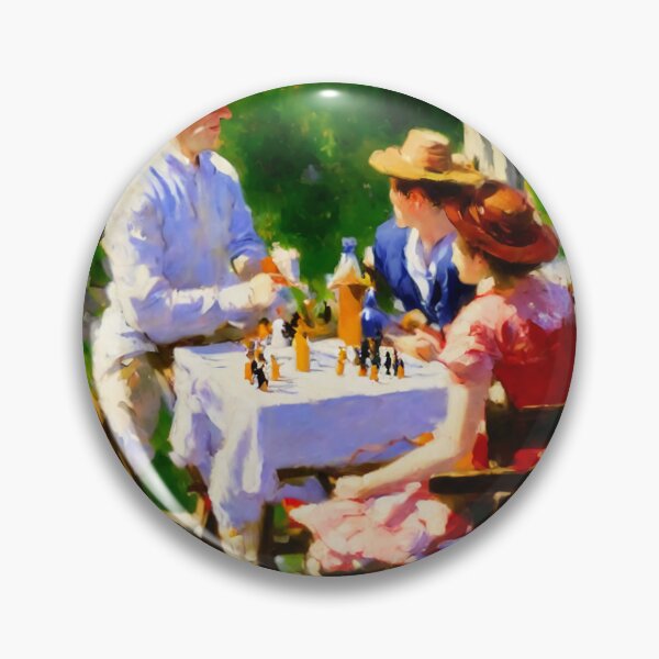 Item preview, Sunlit French idyll: A Chess and Wine Soirée designed and sold by arcanemuse.