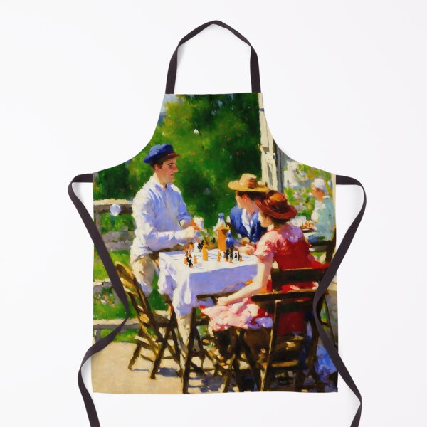 Item preview, Sunlit French idyll: A Chess and Wine Soirée designed and sold by arcanemuse.