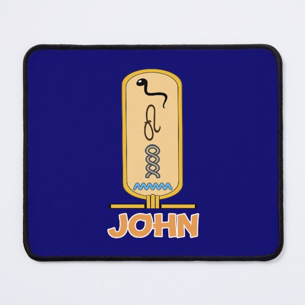 Item preview, JOHN-American names in hieroglyphic letters-JOHN, name in a Pharaonic Khartouch-Hieroglyphic pharaonic names designed and sold by Quotesgallery.