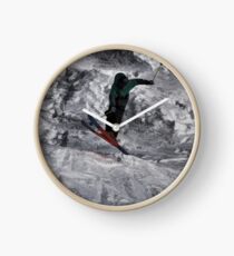 Mountain Air - Skier Clock