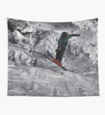Mountain Air - Skier Wall Tapestry