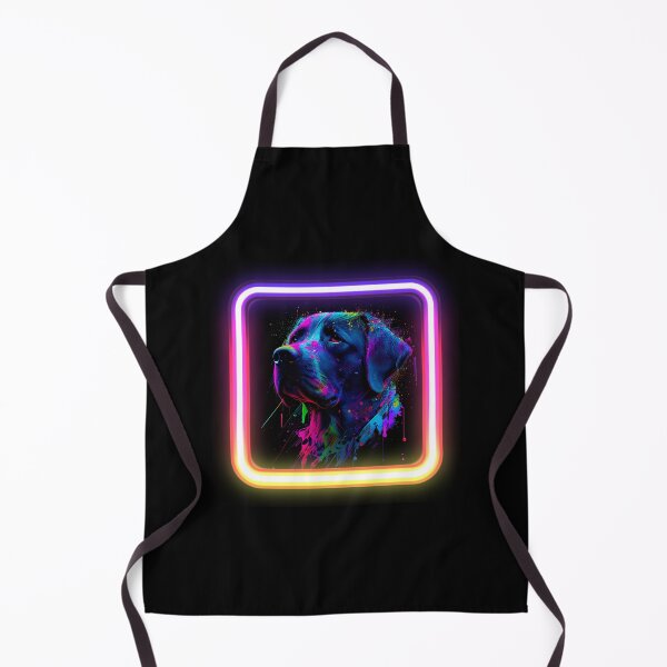 Artikelvorschau, Labrador Neon Splatter Insta Hund entworfen und verkauft von The-Vault.