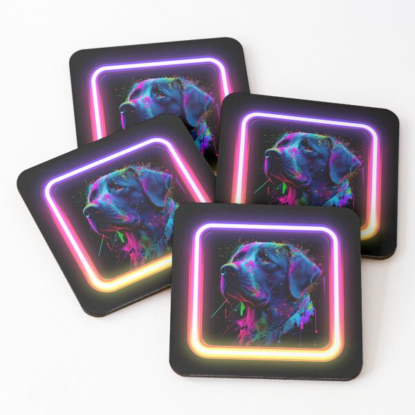 Item preview, Labrador Neon Splatter Insta Dog designed and sold by The-Vault.