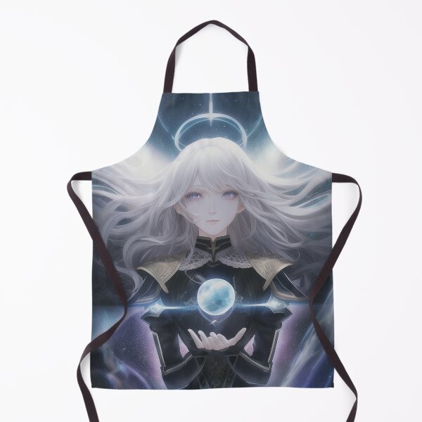 Item preview, Wavy white haired girl in the sky designed and sold by Girly-Universe.