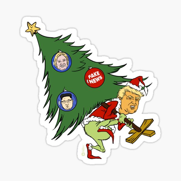How the Trump Stole Christmas Sticker