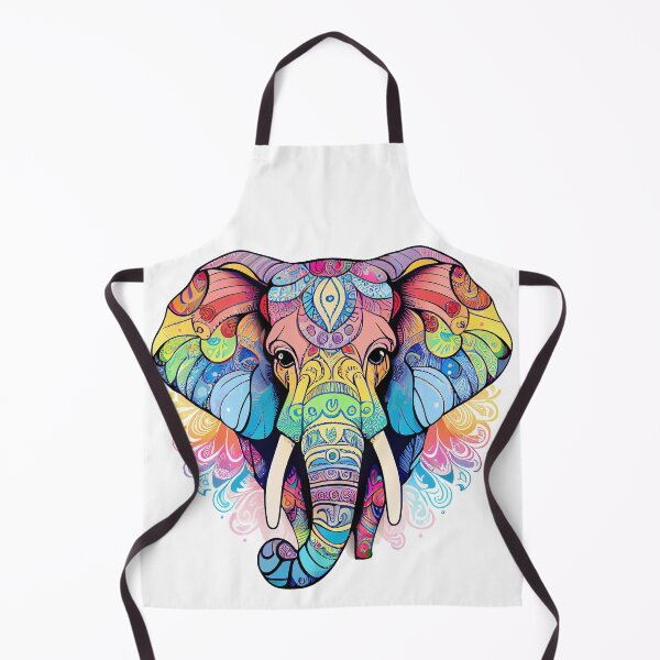 Item preview, Elephant colorful mandala designed and sold by GeneralNight.