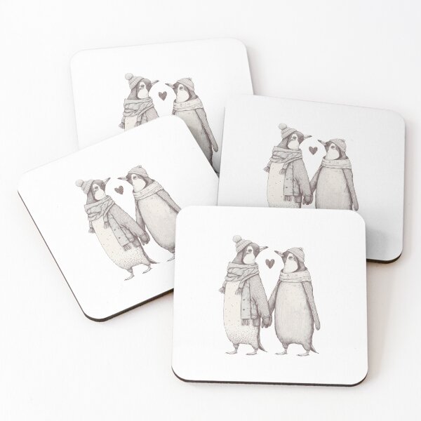 Aperçu de l'œuvre Pingouins amoureux créée et vendue par Alican Yavuzbarut.