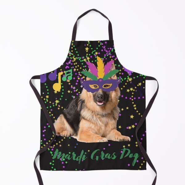 Item preview, Mardis Gras German Shepherd. Mardis Gras Dog. Mardis Gras Alsatian designed and sold by Doggymadness.