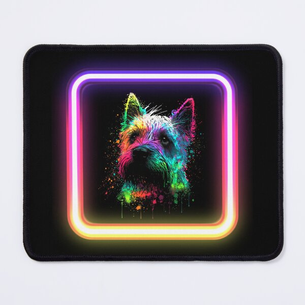 Item preview, West Highland Terrier Neon Splatter Insta Dog designed and sold by The-Vault.