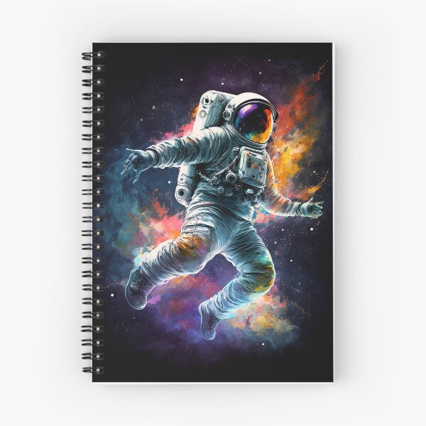 Item preview, Astronaut dancing in space cosmos designed and sold by ramith-concept.