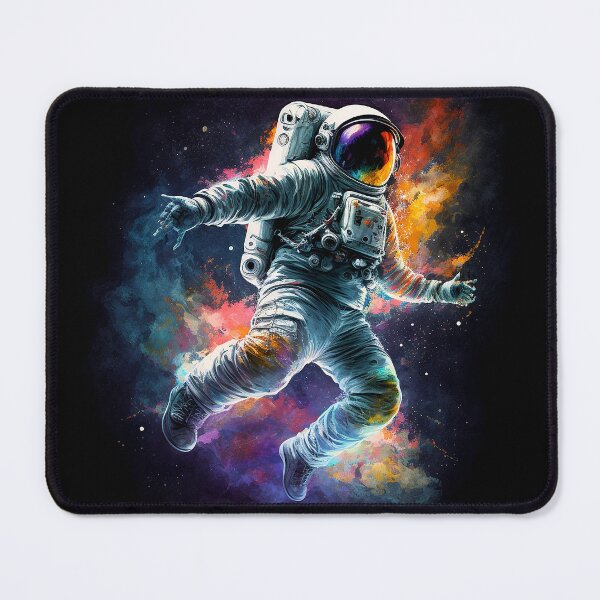 Item preview, Astronaut dancing in space cosmos designed and sold by ramith-concept.