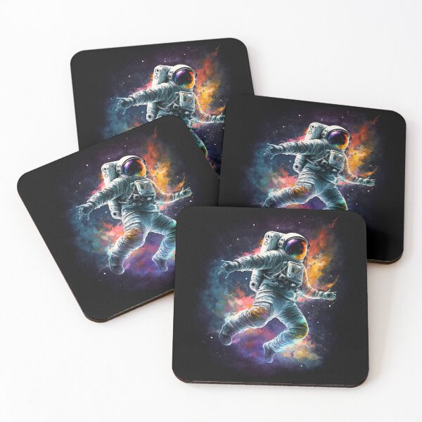 Item preview, Astronaut dancing in space cosmos designed and sold by ramith-concept.