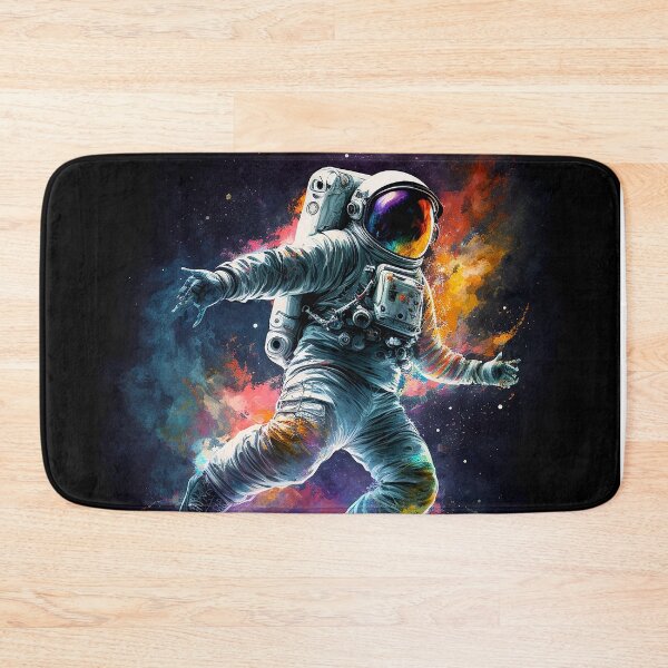 Item preview, Astronaut dancing in space cosmos designed and sold by ramith-concept.