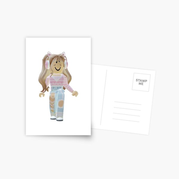 pinkaesthetic roblox girl Sticker for Sale by schielfxprome