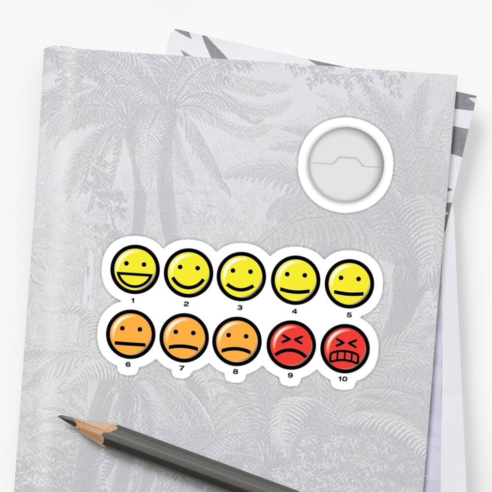  On A Scale Of 1 10 How Would You Rate Your Pain Stickers By NifTiaz 