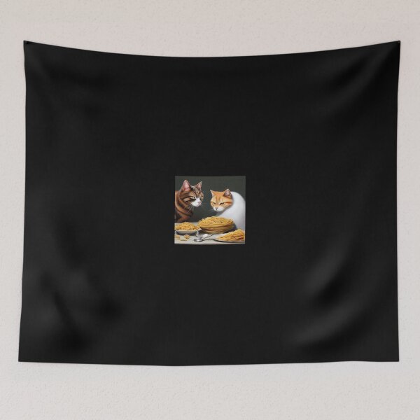 Item preview, Cats Eating Spaghetti designed and sold by BDG06.