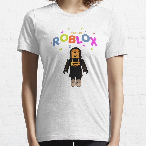 Women's Cropped Funny Roblox T-Shirt – Roblox Characters T-Shirt