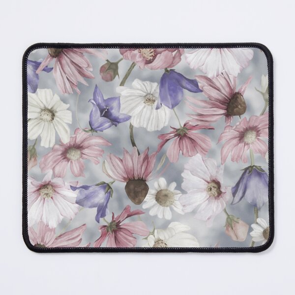 Item preview,  Echinaceas And Campanulas Vintage Surface Pattern  Design designed and sold by Tina Veenstra.