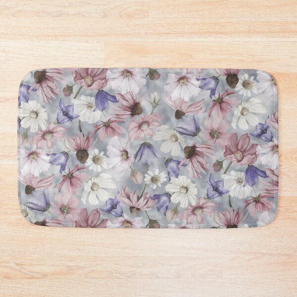 Item preview,  Echinaceas And Campanulas Vintage Surface Pattern  Design designed and sold by Tina Veenstra.
