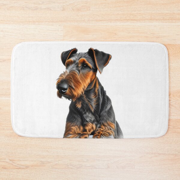 Item preview, Airedale Terrier, charcoal drawing, Ai Generated Art  designed and sold by ACC .