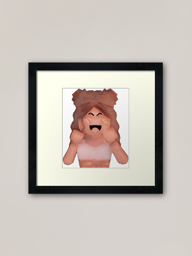 t-shirt roblox girl Art Print by CuteDesignOnly