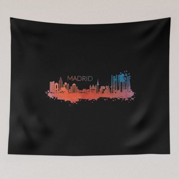 Item preview, Madrid  Skyline with landmarks and attractions in watercolour. designed and sold by FFelder.