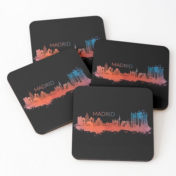 Item preview, Madrid  Skyline with landmarks and attractions in watercolour. designed and sold by FFelder.