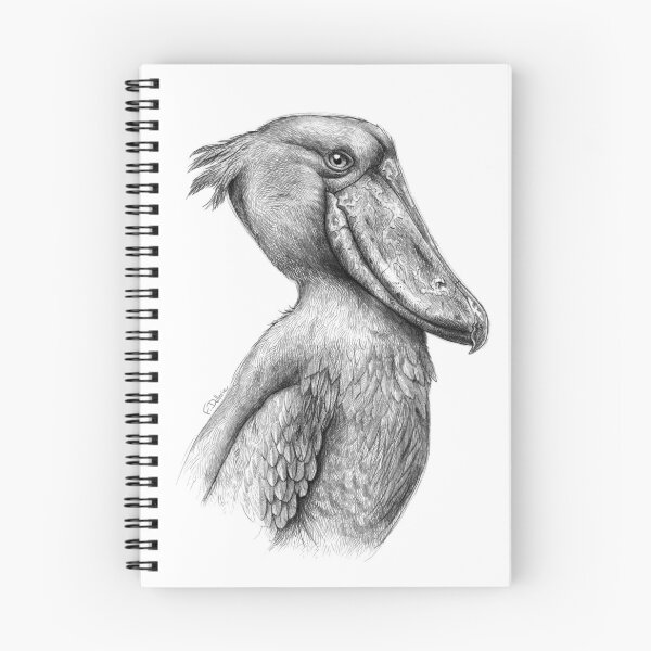 Item preview, Nile Shoebill Bird, sketch designed and sold by Florence Dellerie.