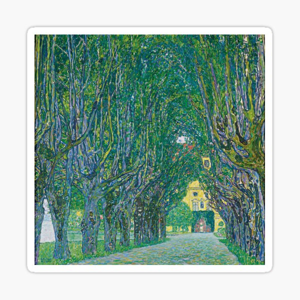 Item preview, Gustav Klimt Landscape - Avenue in Schloss Kammer Park designed and sold by NewNomads.