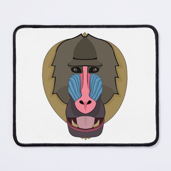 Item preview, Mandrill monkey face designed and sold by MaxFilms.