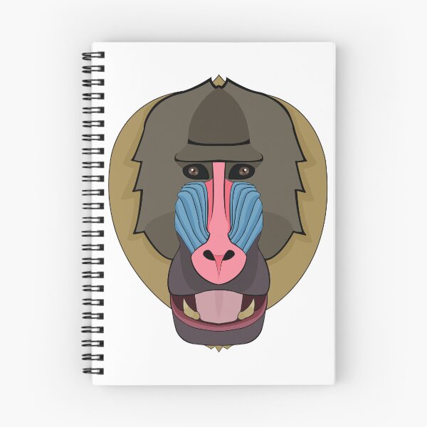 Item preview, Mandrill monkey face designed and sold by MaxFilms.