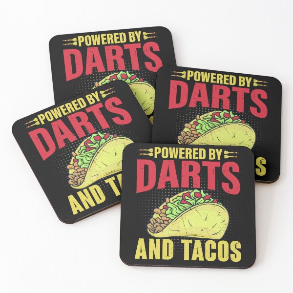 Item preview, Powered by darts and tacos designed and sold by FurioInc.