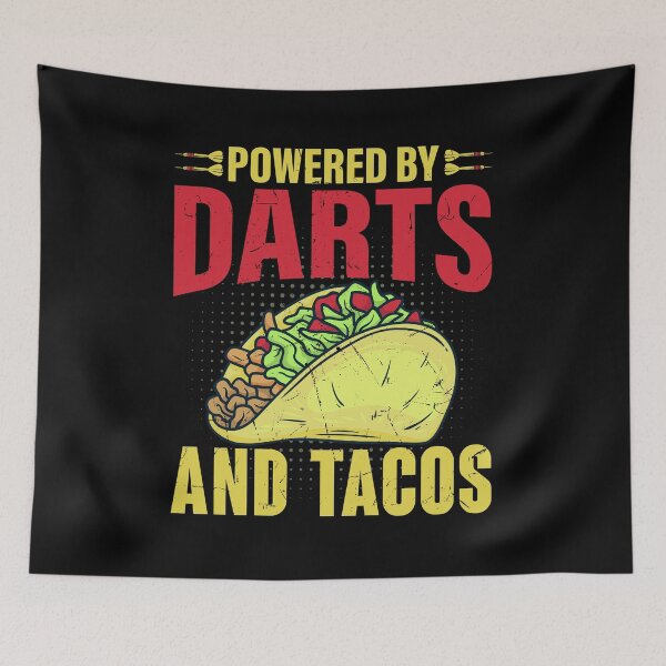 Item preview, Powered by darts and tacos designed and sold by FurioInc.
