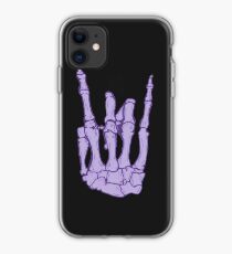 Skeleton hand | Lilac iPhone Case