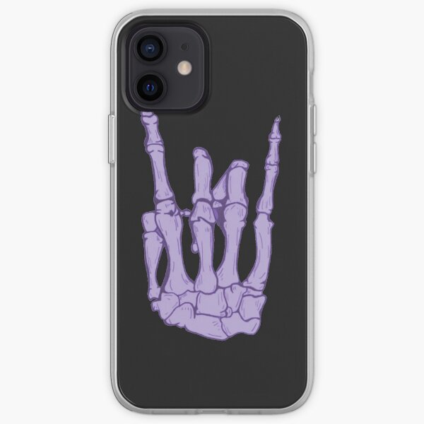 Skeleton hand | Lilac iPhone Soft Case