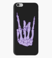 Vinilo o funda para iPhone Mano esqueleto | Lila