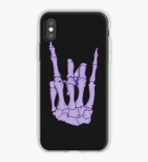 Skeleton hand | Lilac iPhone Case