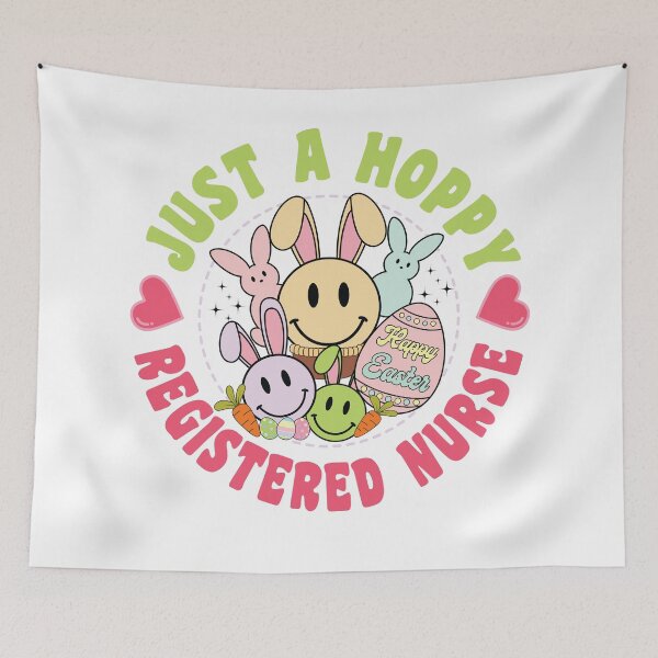 Item preview, Just a Hoppy Registered Nurse - T shirt and more... designed and sold by TaraGbear.