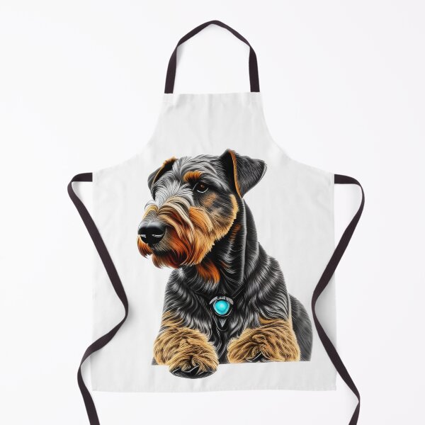 Item preview, Airedale Terrier, charcoal drawing, Ai Generated Art  designed and sold by ACC .