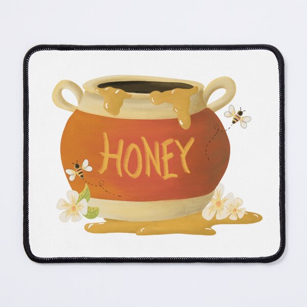 Item preview, Honey and honeypot designed and sold by SurfPixieArt.