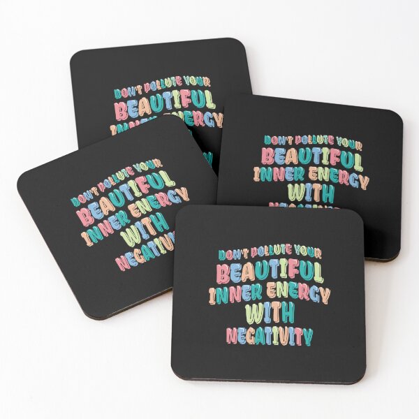 Item preview, Don't pollute your beautiful inner energy with negativity.  designed and sold by Lets Be Positive (5.0) ⭐⭐⭐⭐⭐.
