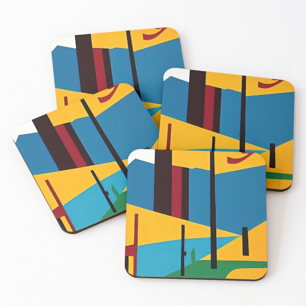 Item preview, Abstract Mountainside Landscape designed and sold by Arkneer.