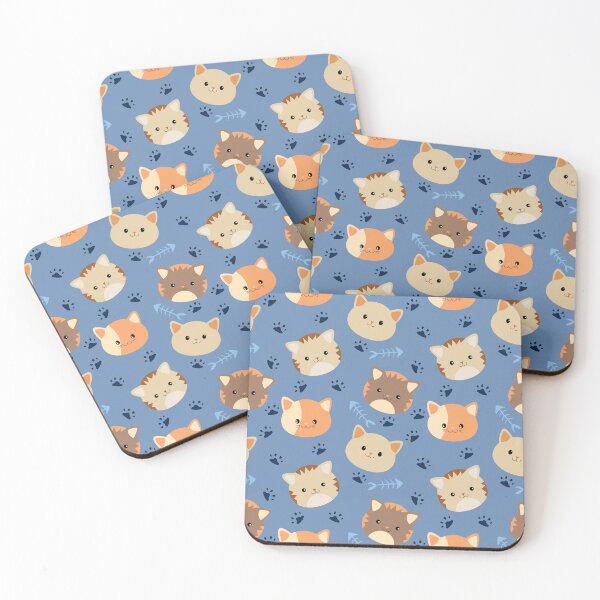 Item preview, Cute cartoon cat pattern, animal pattern for kids, for pets designed and sold by Lizvole.